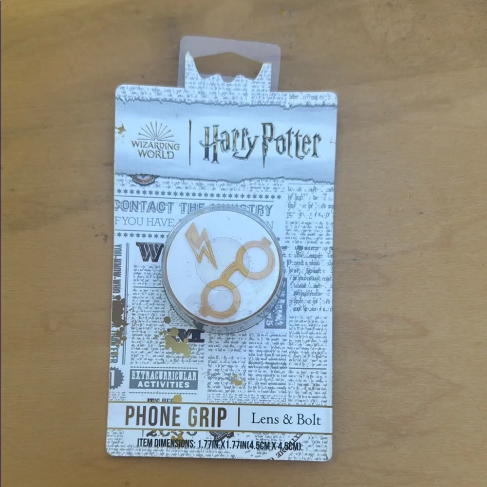 Warner Bros. Harry Potter Phone Grip - Gold and White